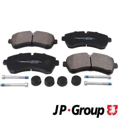 Handler.Part Brake pad set, disc brake JP GROUP 1163601810 1