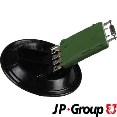 Handler.Part Resistor, interior blower JP GROUP 1196850700 1