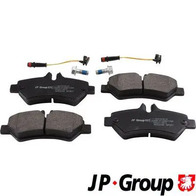 Handler.Part Brake pad set, disc brake JP GROUP 1163707610 1