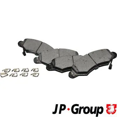 Handler.Part Brake pad set, disc brake JP GROUP 1263603010 1