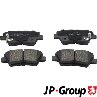 Handler.Part Brake pad set, disc brake JP GROUP 3563700910 1