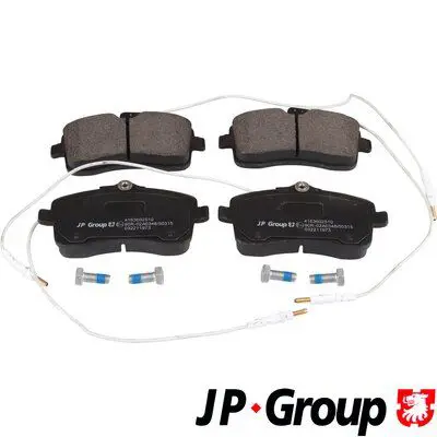 Handler.Part Brake pad set, disc brake JP GROUP 4163602510 1