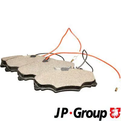 Handler.Part Brake pad set, disc brake JP GROUP 4163604310 1