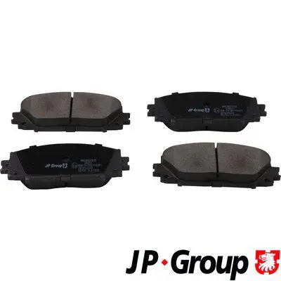 Handler.Part Brake pad set, disc brake JP GROUP 4863601210 1