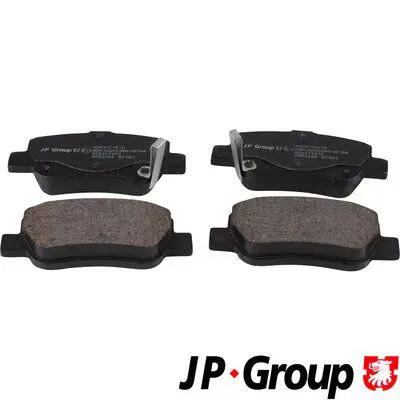 Handler.Part Brake pad set, disc brake JP GROUP 4863701010 1