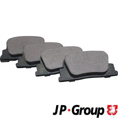 Handler.Part Brake pad set, disc brake JP GROUP 4863700610 1