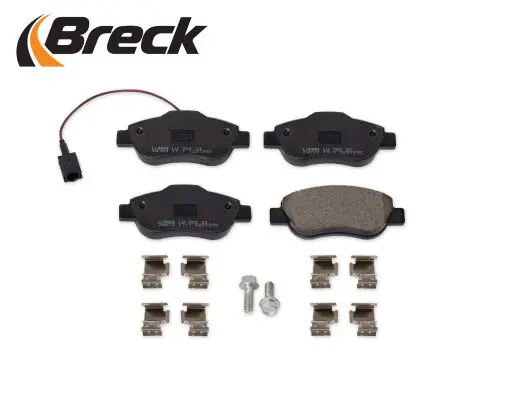 Handler.Part Brake pad set, disc brake BRECK 240720070210 3