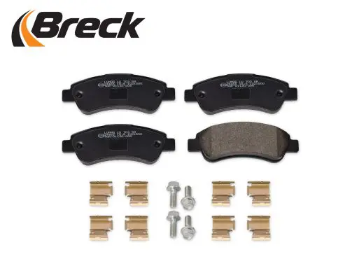 Handler.Part Brake pad set, disc brake BRECK 244650070300 3