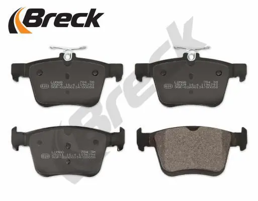 Handler.Part Brake pad set, disc brake BRECK 250090070400 3