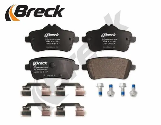 Handler.Part Brake pad set, disc brake BRECK 252150055400 3