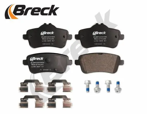 Handler.Part Brake pad set, disc brake BRECK 252150055410 3