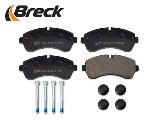 Handler.Part Brake pad set, disc parking brake BRECK 292000070300 3