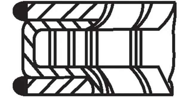 Handler.Part Piston ring kit MAHLE 02210N0 3