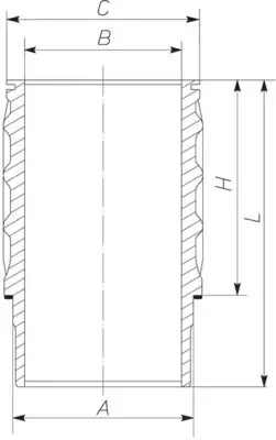 Handler.Part Cylinder sleeve MAHLE 061WN2600 1