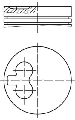 Handler.Part Piston MAHLE 0395400 1