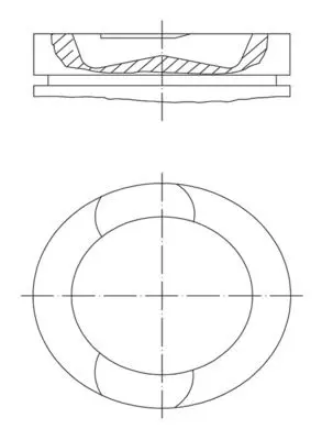 Handler.Part Piston MAHLE 0610100 1