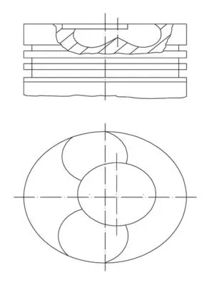 Handler.Part Piston MAHLE 2130100 1