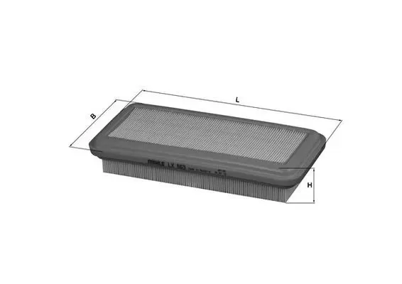 Handler.Part Air filter MAHLE LX863 1