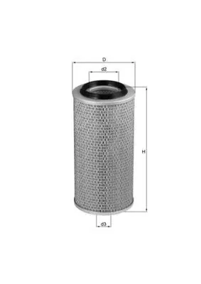 Handler.Part Air filter MAHLE LX83 1