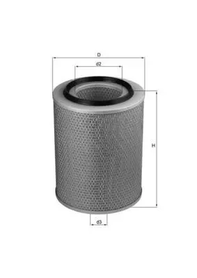 Handler.Part Air filter MAHLE LX231 1