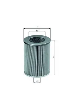 Handler.Part Air filter MAHLE LX436 1