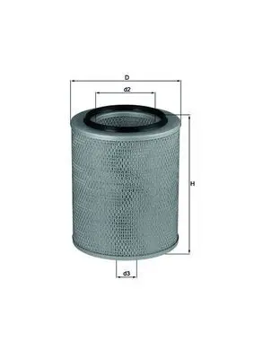 Handler.Part Air filter MAHLE LX562 1