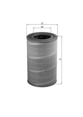 Handler.Part Air filter MAHLE LX612 1