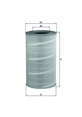 Handler.Part Air filter MAHLE LX712 1