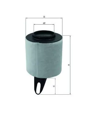 Handler.Part Air filter MAHLE LX1650 1