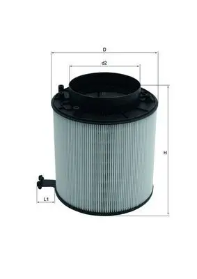 Handler.Part Air filter MAHLE LX2091D 1