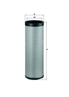 Handler.Part Secondary air filter MAHLE LXS223 1