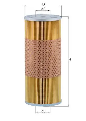 Handler.Part Oil filter MAHLE OX56 1