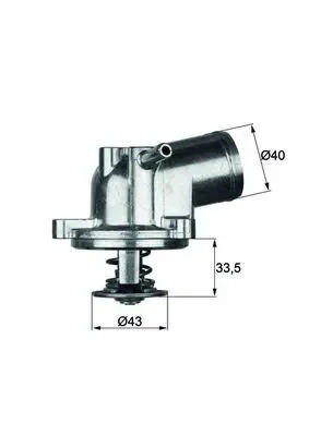 Handler.Part Thermostat, coolant MAHLE TI2187 1