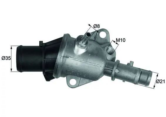 Handler.Part Thermostat, coolant MAHLE TI11588 1