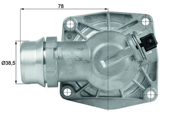 Handler.Part Thermostat, coolant MAHLE TM16105 1