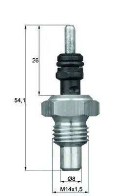 Handler.Part Sensor, coolant temperature MAHLE TSE5 1