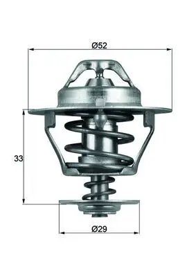 Handler.Part Thermostat, coolant MAHLE TX7788D 1