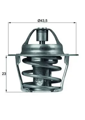 Handler.Part Thermostat, coolant MAHLE TX6183 1