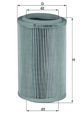 Handler.Part Air filter MAHLE LX915 1