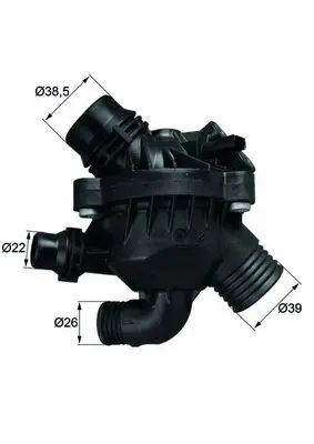 Handler.Part Thermostat, coolant MAHLE TM3097 1