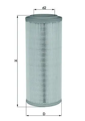 Handler.Part Air filter MAHLE LX2682 1