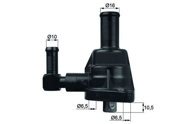 Handler.Part Thermostat, coolant MAHLE TI21884D 1