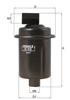 Handler.Part Fuel filter MAHLE KL516 1