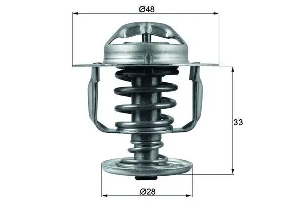 Handler.Part Thermostat, coolant MAHLE TX11082D 1