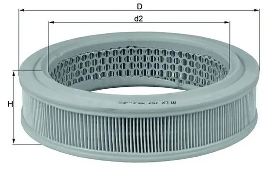 Handler.Part Air filter MAHLE LX157 1