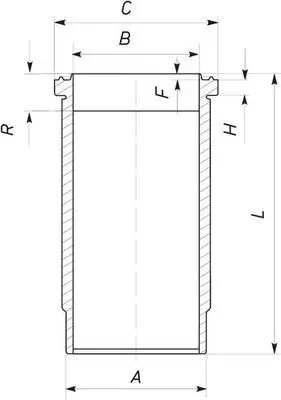 Handler.Part Cylinder sleeve MAHLE 037WN2701 1