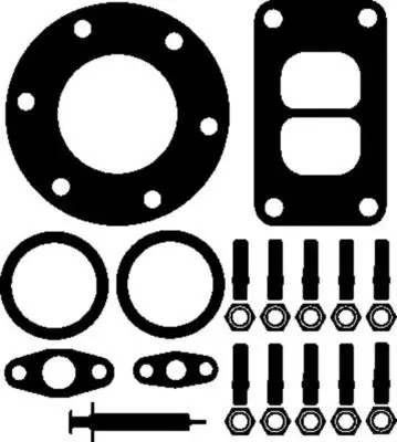 Handler.Part Mounting kit, charger MAHLE 001TA18023000 1