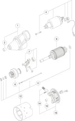 Handler.Part Starter MAHLE MS382 1