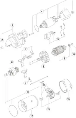 Handler.Part Starter MAHLE MS170 1