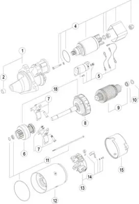 Handler.Part Starter MAHLE MS423 1